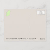 カナーのパスの滝、Dingle、Co.ケリー、アイルランド ポストカード (裏面)