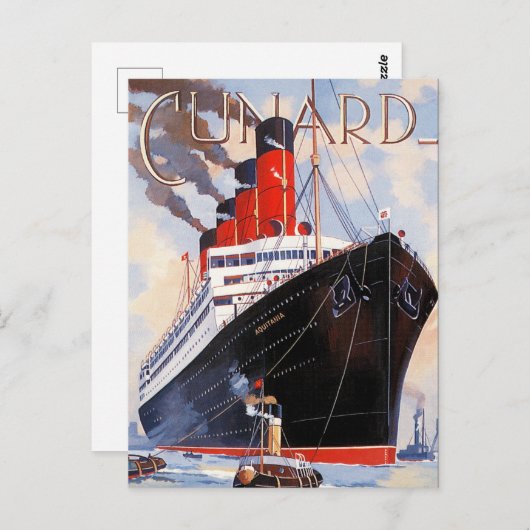 カナード海ライナーアクイタニア ポストカード (正面/裏面)