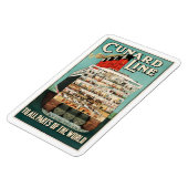 カナード海船汽船豪華ライナーのポスター マグネット (左側)