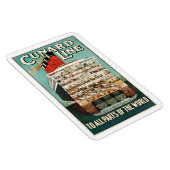 カナード海船汽船豪華ライナーのポスター マグネット (右側)