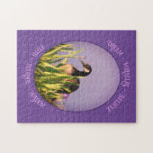 カナ信じダグースアイリスズ自然感動的 ジグソーパズル (横)