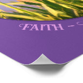 カナ信じダグースアイリスズ自然感動的 ポスター (角)