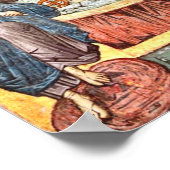 カナ正統派キリスト教アイコンプリント ポスター (角)