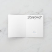 カナ王室のダのマウントポリスロゴクリスマスカード カード (内部)