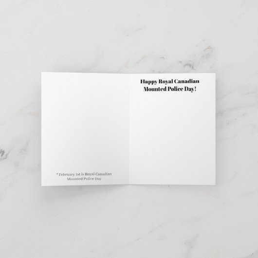 カナ王室のダ騎乗警察デイカード カード (内部)