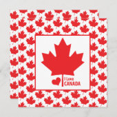 カナ祝ダ·デーにピクニックかBBQをお持ちのカナダ! 招待状 (正面/裏面)