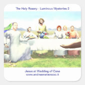 カナ結婚のイエス スクエアシール (正面)