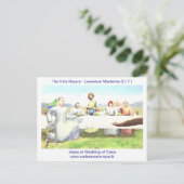 カナ結婚のイエス ポストカード (スタンド正面)