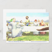 カナ結婚のイエス 招待状 (正面/裏面)