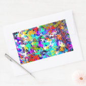 カナ誇りを持ったダカエデ 長方形シール (封筒)