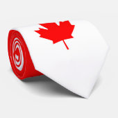 カナ誇りを持ったダメイプルオン赤と白 ネクタイ (ロール)