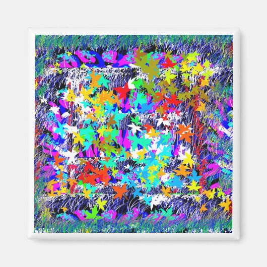 カナ誇りを持ったダメイプルリーフ マグネット (正面)