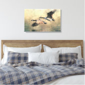 カナ飛んでいるダ・ゲーゼ キャンバスプリント (インサイチュ (寝室))