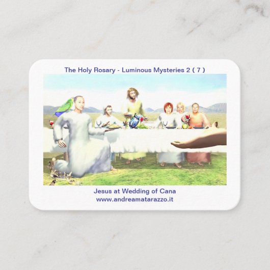 カナ・結婚ホリーのイエス プレイスカード (正面)