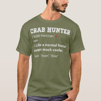 カニおもしろいハンターカニ狩りクラブシーズン Tシャツ