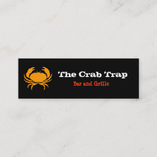 カニおよびシーフードのレストラン スキニー名刺