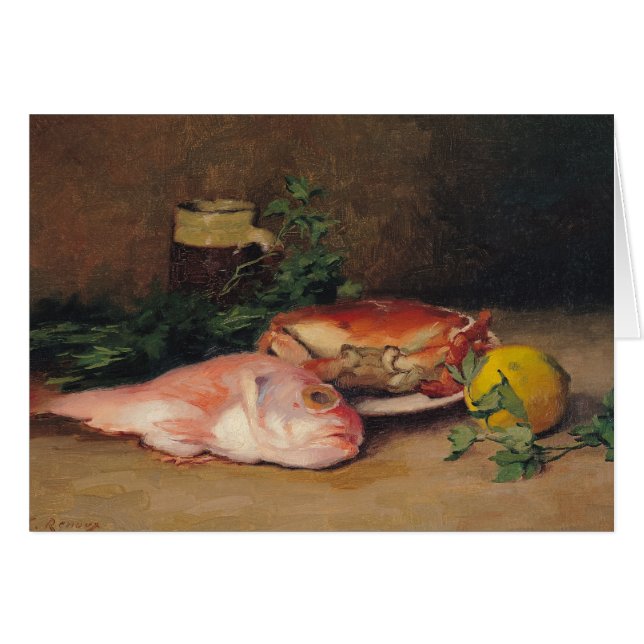 カニおよび赤いマレット (正面横)