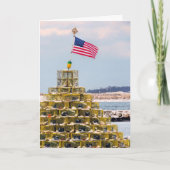 カニかごの木の海景 カード (正面)