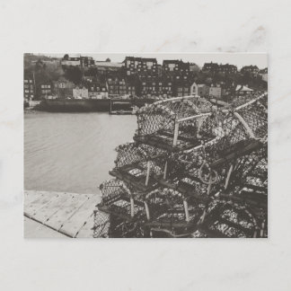 カニかご、ノースヨークシャー州、ウィットビー港 ポストカード