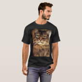 カニかぶりトラ猫のメンズウェア - Tシャツ (正面フル)