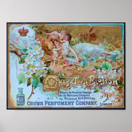 カニかわいらしリンゴ香料広告 ポスター (正面)