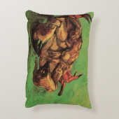 カニが背中に現れるヴィンセント・ヴァン・ゴッホ アクセントクッション (裏面(縦))