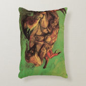 カニが背中に現れるヴィンセント・ヴァン・ゴッホ アクセントクッション (正面(垂直))