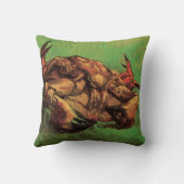 カニが背中に現れるヴィンセント・ヴァン・ゴッホ クッション (裏面)