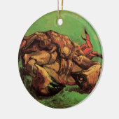 カニが背中に現れるヴィンセント・ヴァン・ゴッホ セラミックオーナメント (左)