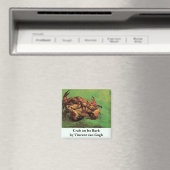 カニが背中に現れるヴィンセント・ヴァン・ゴッホ マグネット (インサイチュ (食洗機))