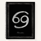 カニが銀の様式占星術を打ち砕く ノートブック (正面)