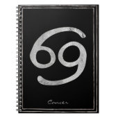 カニが銀の様式占星術を打ち砕く ノートブック (正面)