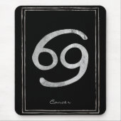 カニが銀の様式占星術を打ち砕く マウスパッド (正面)