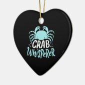 カニささやく人 セラミックオーナメント (左)