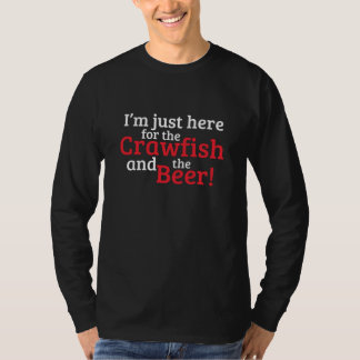 カニとビール目的で来ただけ Tシャツ