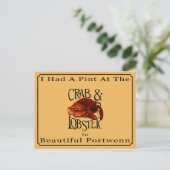 カニとロブスター ポストカード (スタンド正面)