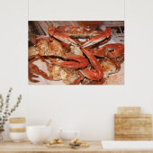 カニと新聞 ポスター (キッチン)