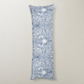 カニと海の雑草、白とナビの沿岸の夏 ボディピロー (裏面 (縦))