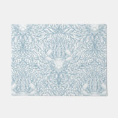 カニと海の雑草、白とリグの沿岸の夏 ドアマット (正面)