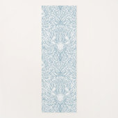 カニと海の雑草、白とリグの沿岸の夏 ヨガマット (正面)