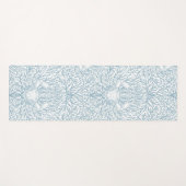 カニと海の雑草、白とリグの沿岸の夏 ヨガマット (正面(横))