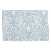 カニと海の雑草、白とリグの沿岸の夏 枕カバー (裏面-右)