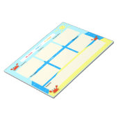 カニと海 ノートパッド (アングル)