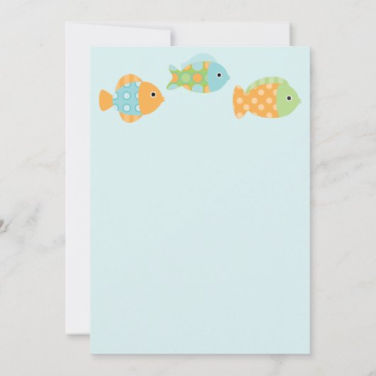 カニと魚の招待状 招待状 (裏面)