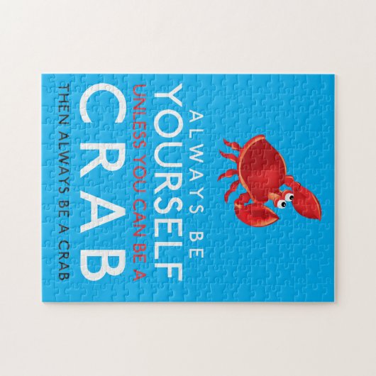 カニになれないかぎり自分でいなさい ジグソーパズル (横)