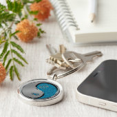 カニに癌を負わせる キーホルダー (側面)