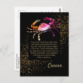 カニに癌を負わせる ポストカード (正面/裏面)