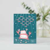 「カニぬい」ポストカード ポストカード (スタンド正面)