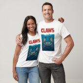カニのはさみパロディTシャツ | 海洋映画パロディ Tシャツ (ユニセックス)