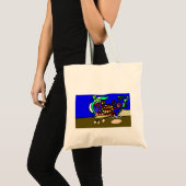 カニのアート トートバッグ (正面(商品))
